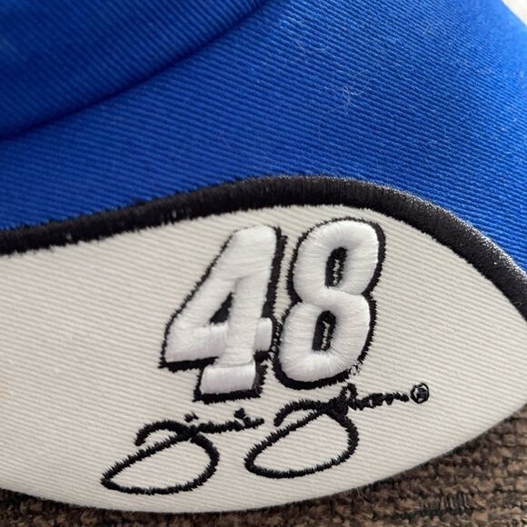 NASCAR Chase Authentic 48 Jimmie Johnson Signature Embroidered Sunvisor Hat - Picture 7 of 8